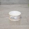 Wholesale Customizable Eco-friendly Ceramic Pet Food Bowl